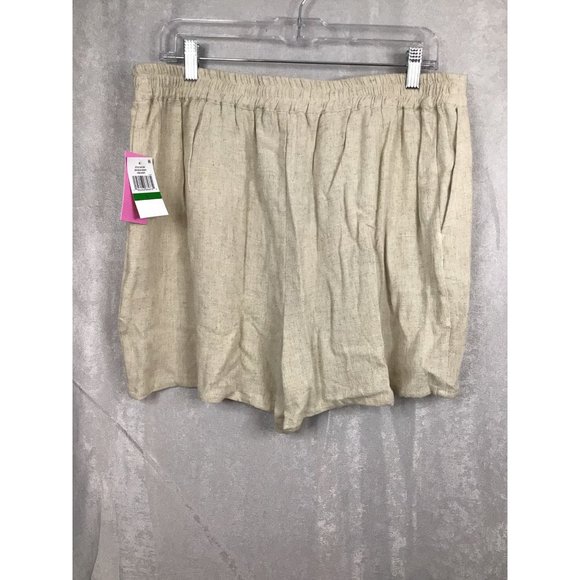 Riley & Rae Drawstring Shorts Large Calm Desert - Picture 4 of 5